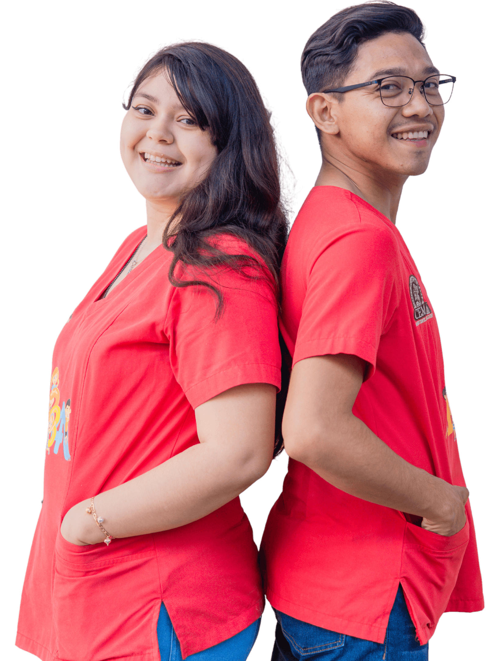 Estudiantes de Asistente Educativo en CEM practicando en aula